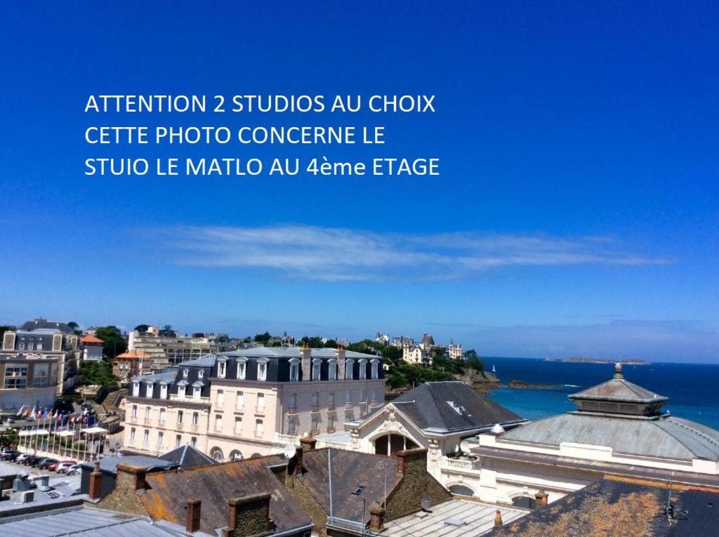 Les Studios Vue Mer Le Matlo Dinard Zewnętrze zdjęcie